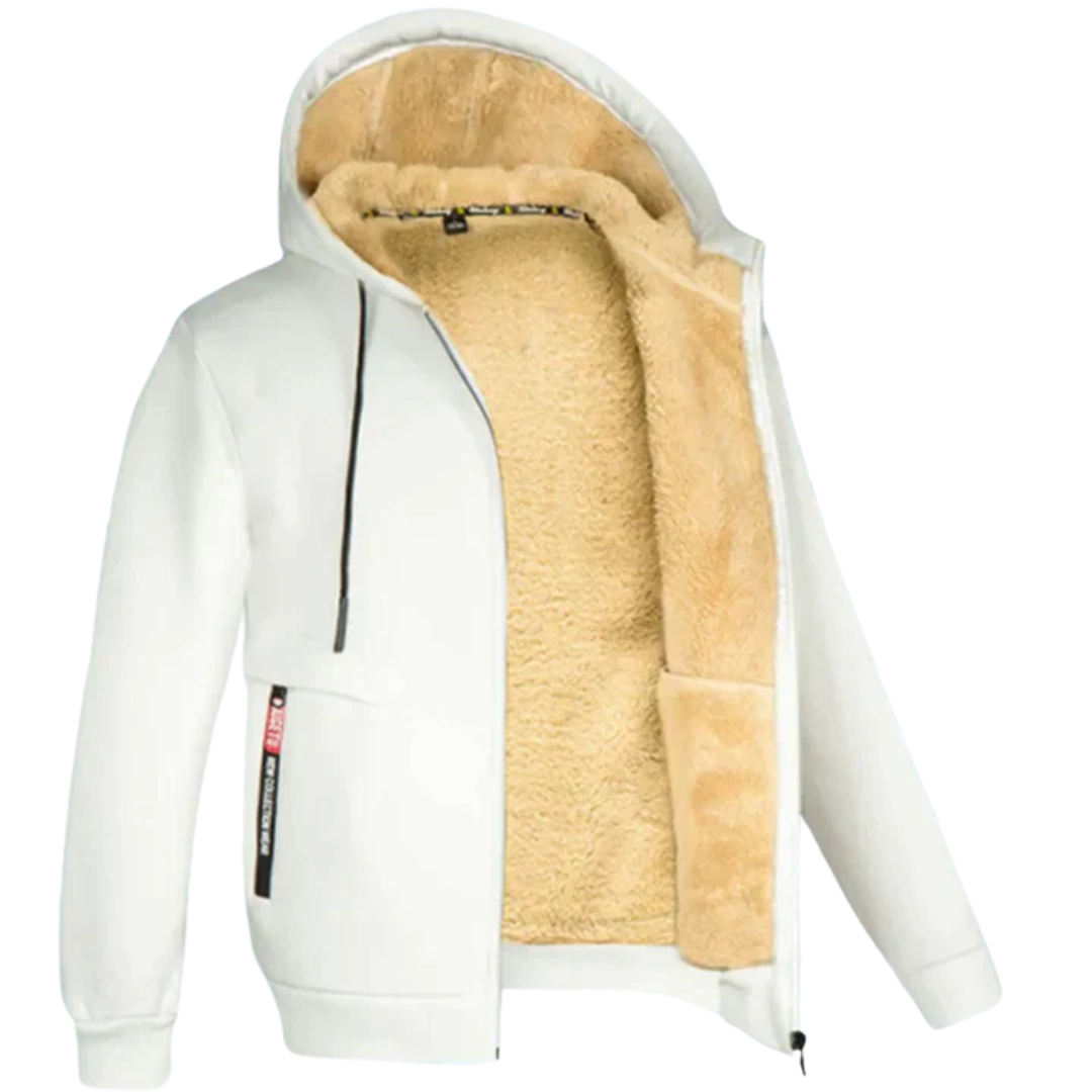 ARIE | MEN'S WINTER COAT WITH HOOD AND FLEECE