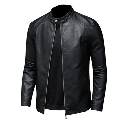 GEORGE | LEATHER BIKER JACKET