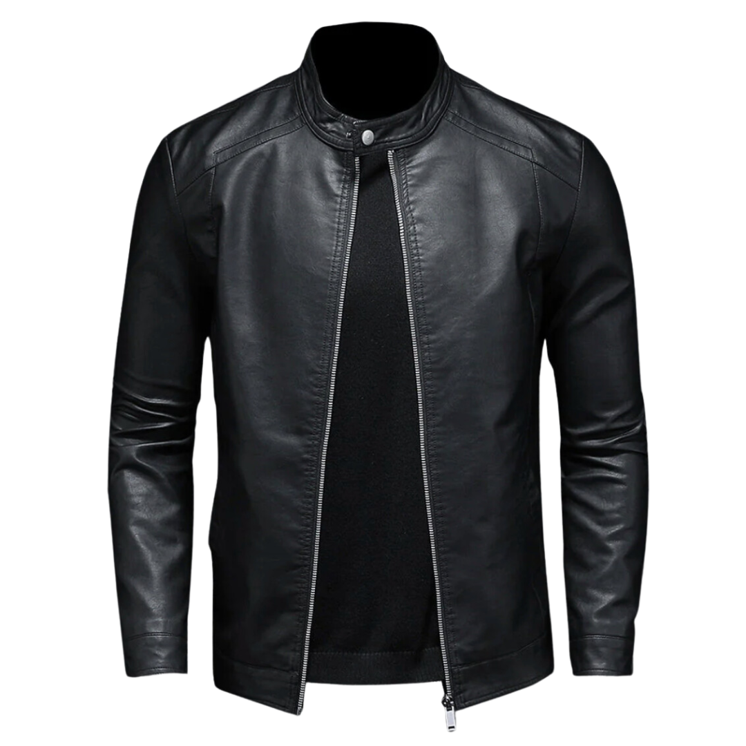 GEORGE | LEATHER BIKER JACKET