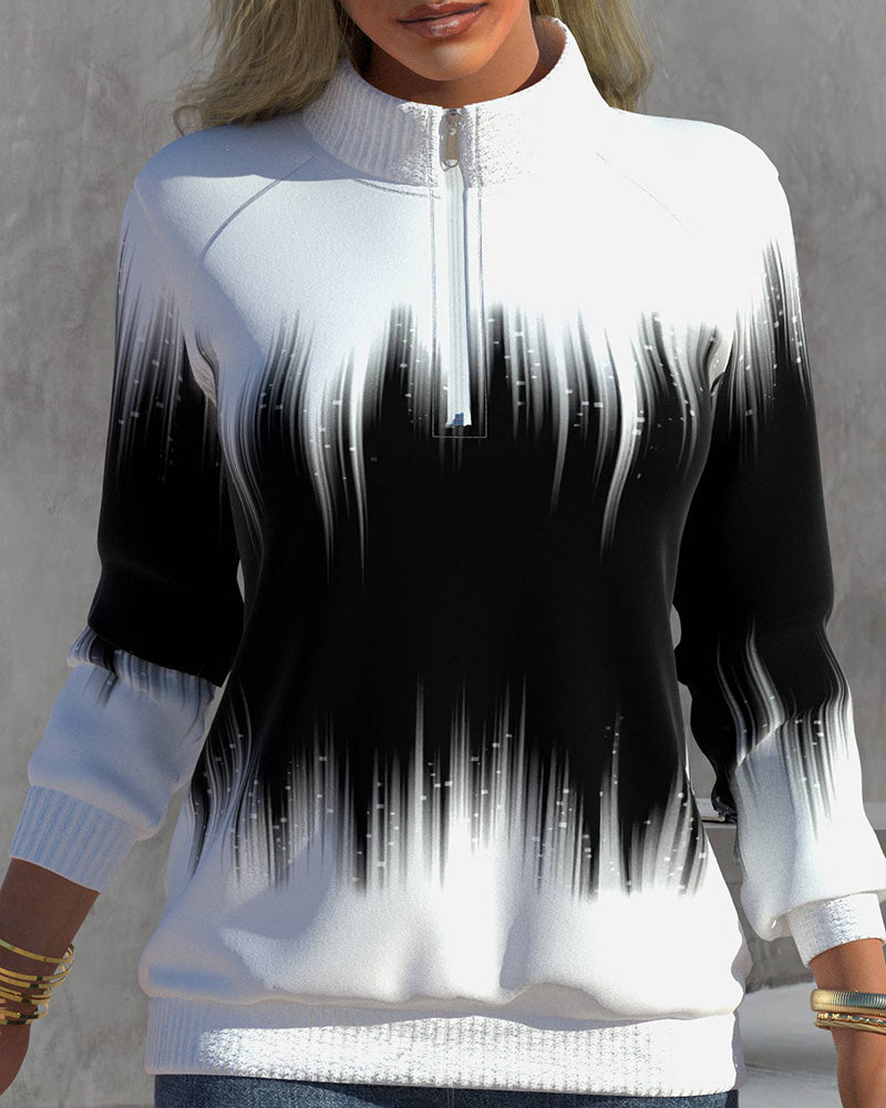 Sweatshirt with collar