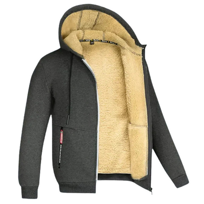 ARIE | MEN'S WINTER COAT WITH HOOD AND FLEECE