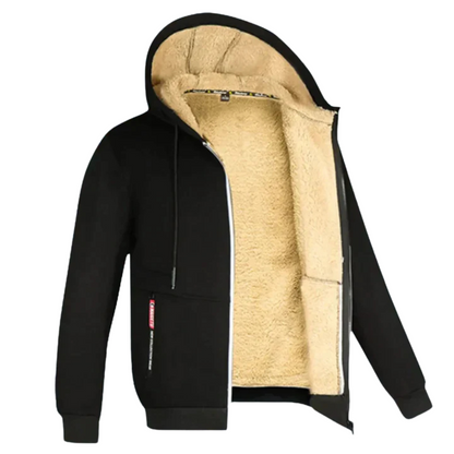 ARIE | MEN'S WINTER COAT WITH HOOD AND FLEECE