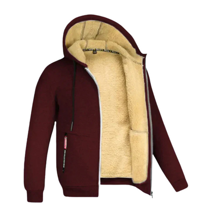 ARIE | HEREN WINTERJAS MET CAPUCHON EN FLEECE