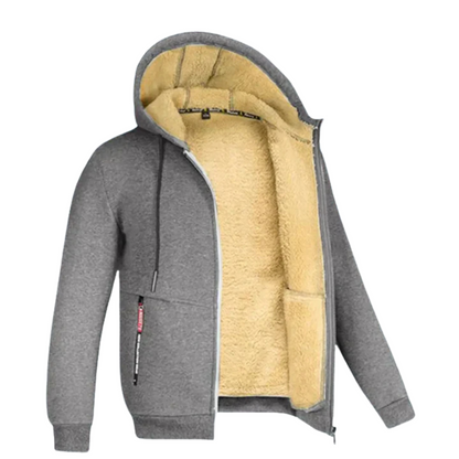 ARIE | MEN'S WINTER COAT WITH HOOD AND FLEECE