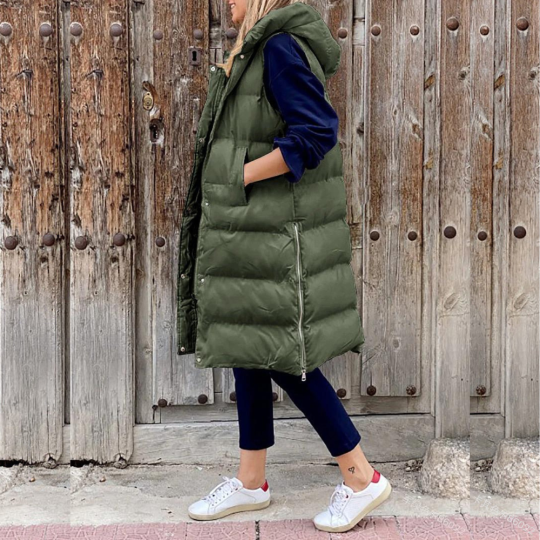 Cécile - Long Winter Coat for Women