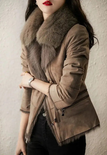 L'ateribélle Elegant Suede Jacket