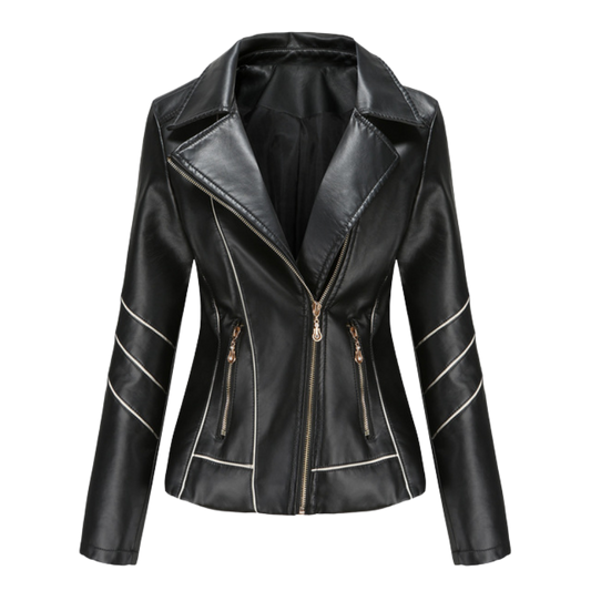 HANNIE - Stylish leather jacket