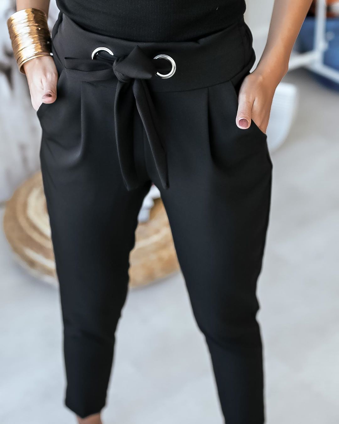 ANGELIEN - CASUAL HIGH WAIST PANTS