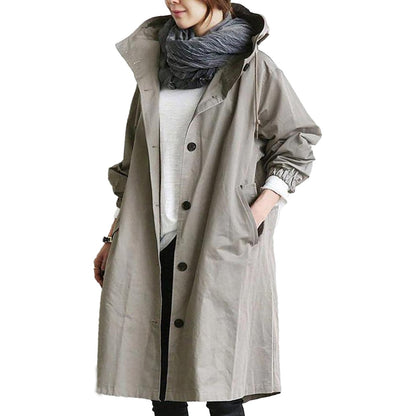 ADALEE - Women's Long Waterproof Raincoat