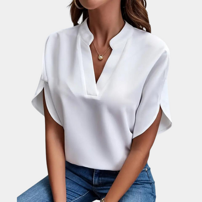 Aiva - Women's short sleeve blouse