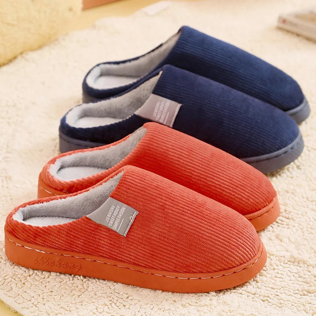 IVANNA - Warm slip-on slippers for women