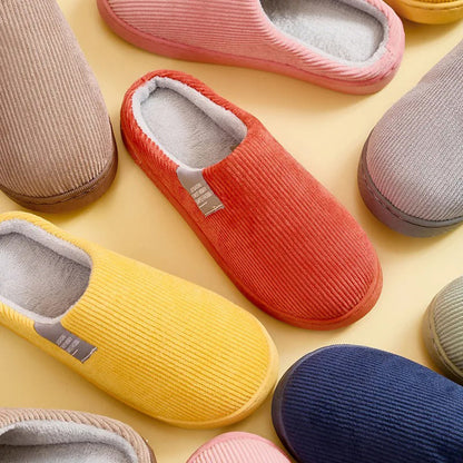 IVANNA - Warm slip-on slippers for women