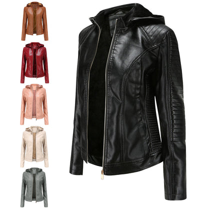 MIRJETE - Stylish leather jacket