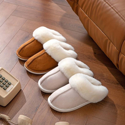 THIJS - Warm slip-on slippers for women