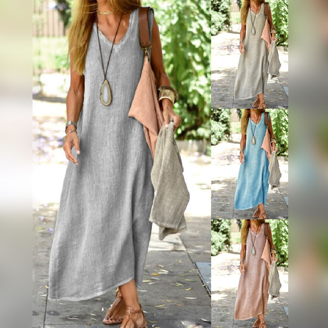 HALLIE - Casual maxi jurk