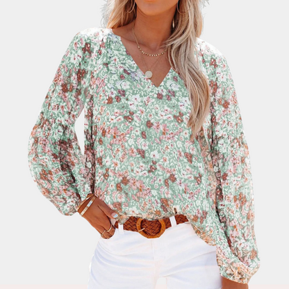 Amya - Dames blouse lange mouw