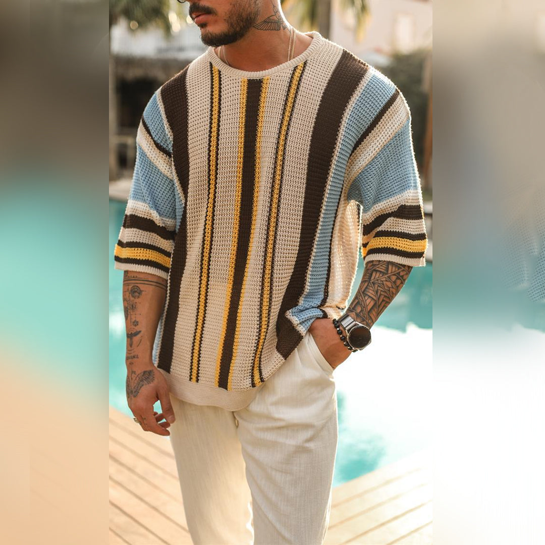 MAVERICK - Stylish knitted shirt