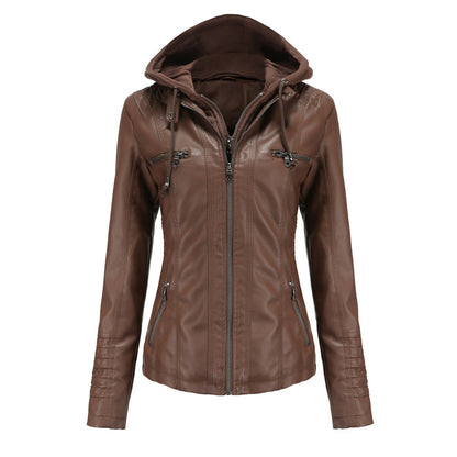 BARBARA - Leather jacket for women 