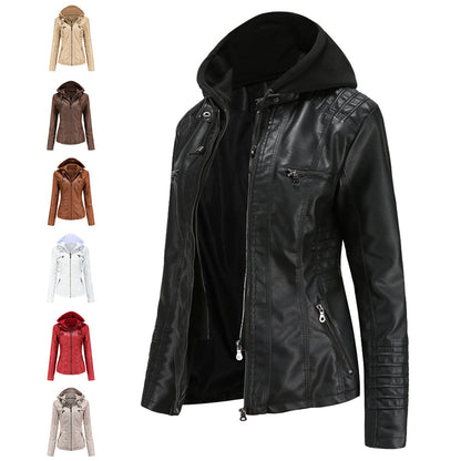 BARBARA - Leather jacket for women 