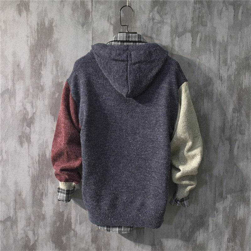 JOAQUIN - Casual knitted hoodie