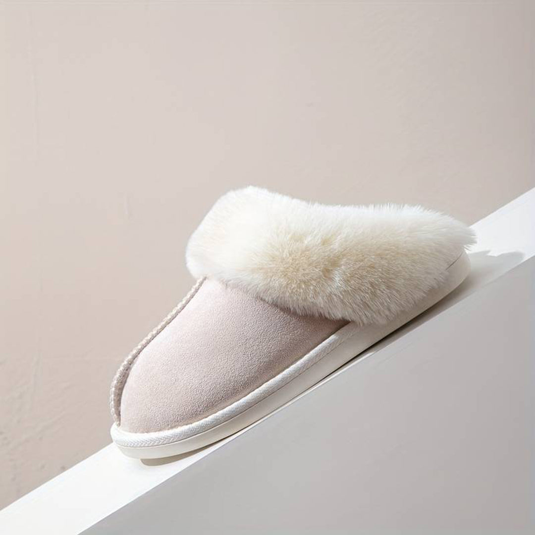 THIJS - Warm slip-on slippers for women