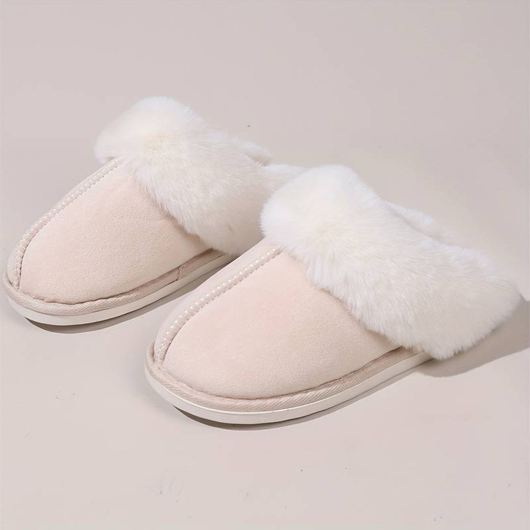 THIJS - Warm slip-on slippers for women