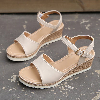 KIANA - Casual wedge heel sandals 