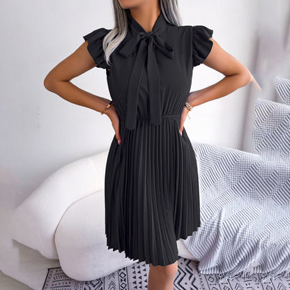 EMER - Fashionable pleated dress