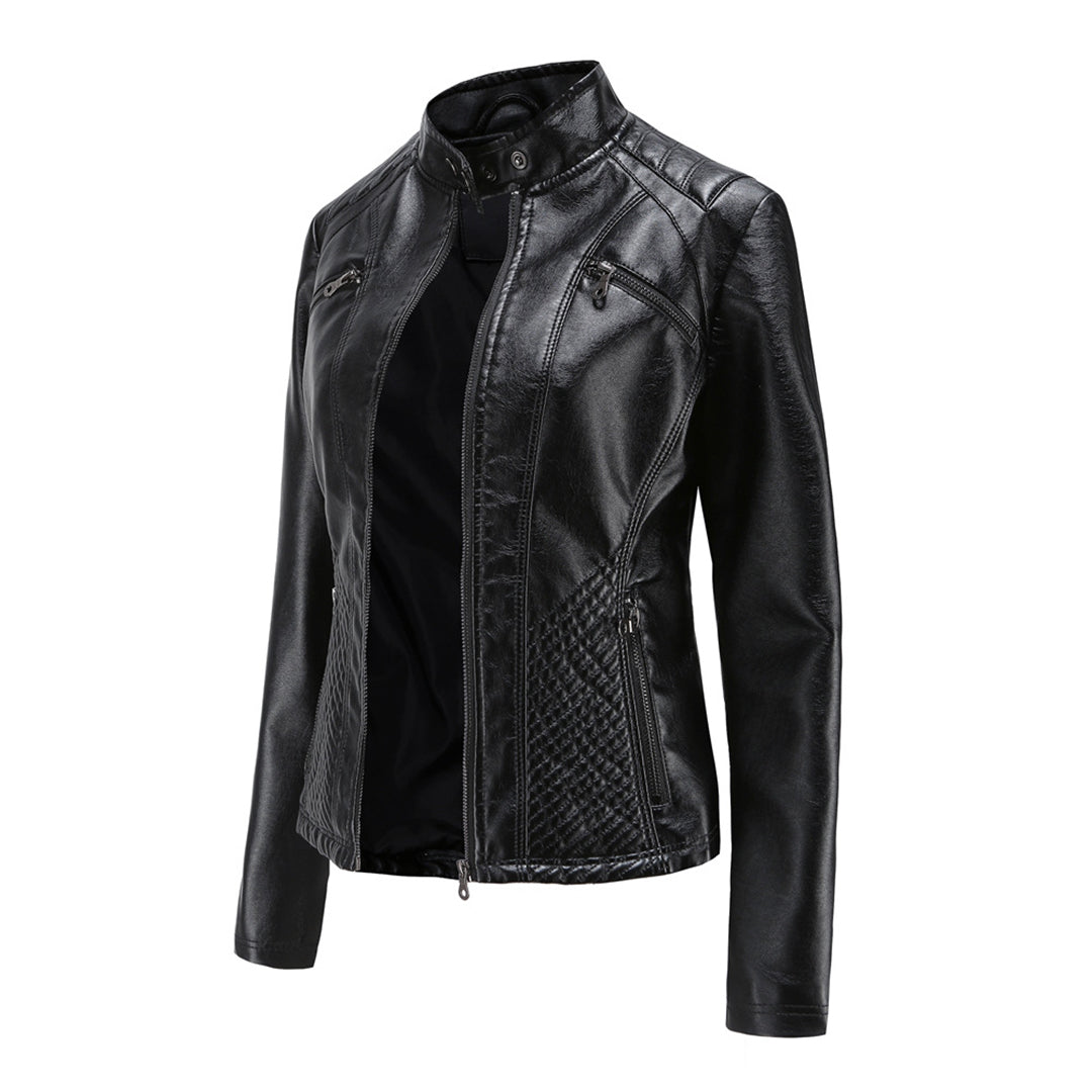 ANDRIJANA - Stylish leather jacket