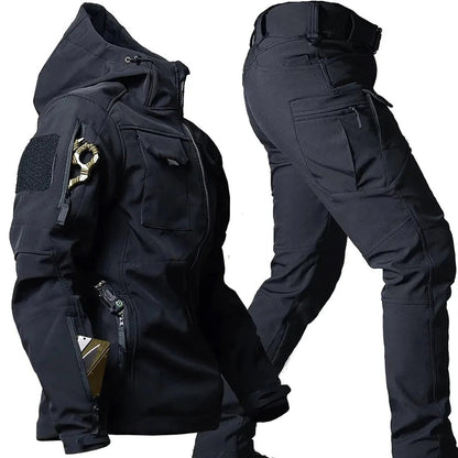 LOUIS - Hooded jacket and cargo pants set