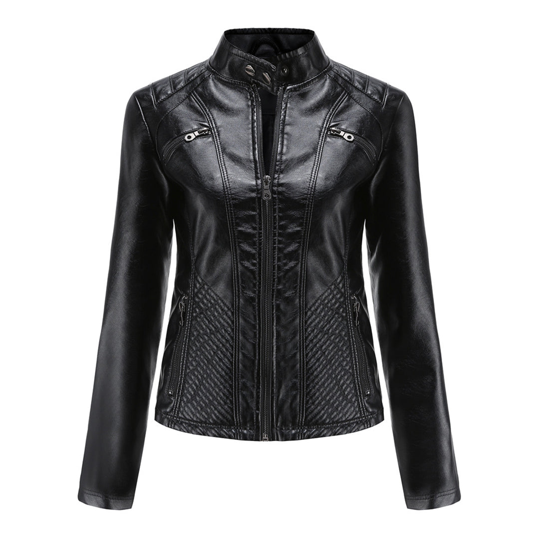 ANDRIJANA - Stylish leather jacket