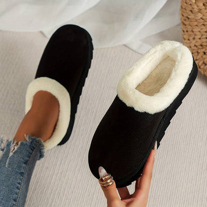 BRIDGET - Warm slippers with thick sole