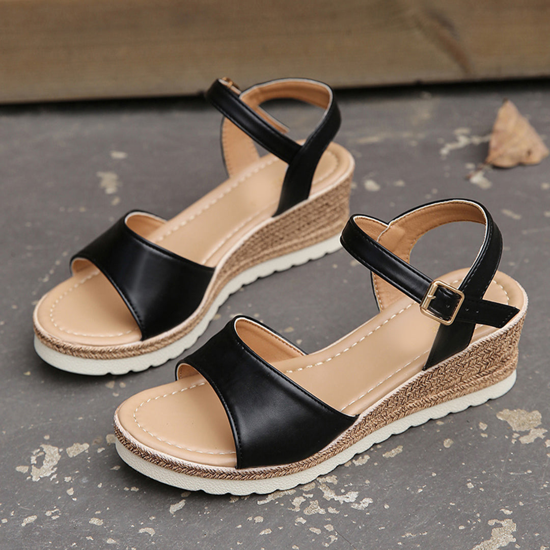 KIANA - Casual wedge heel sandals 