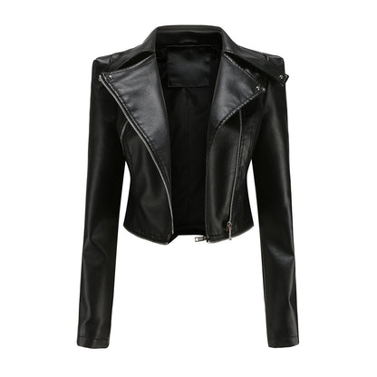 ALOJZIJA - Stylish leather jacket