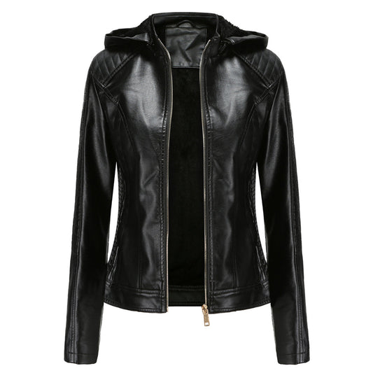 MIRJETE - Stylish leather jacket