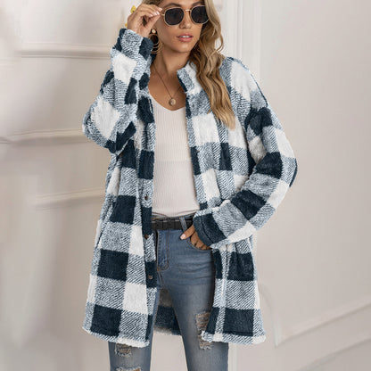 VIALI - Comfortable checked jacket