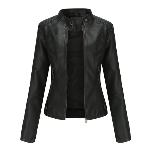 MILENA - Stylish leather jacket