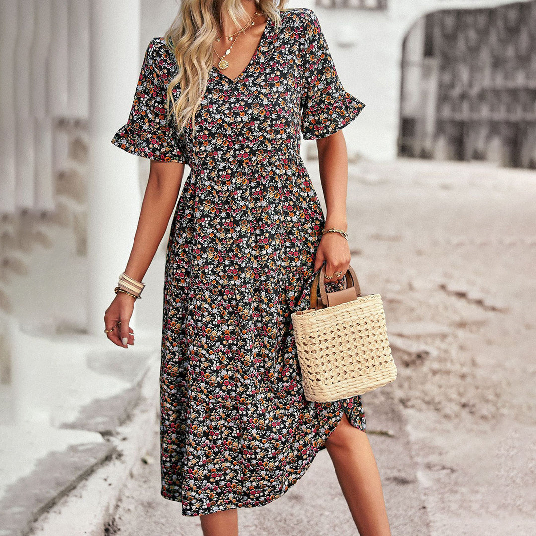 Eliza - Floral midi dress