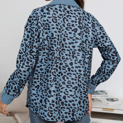 BAILEE - Trendy leopard print coat