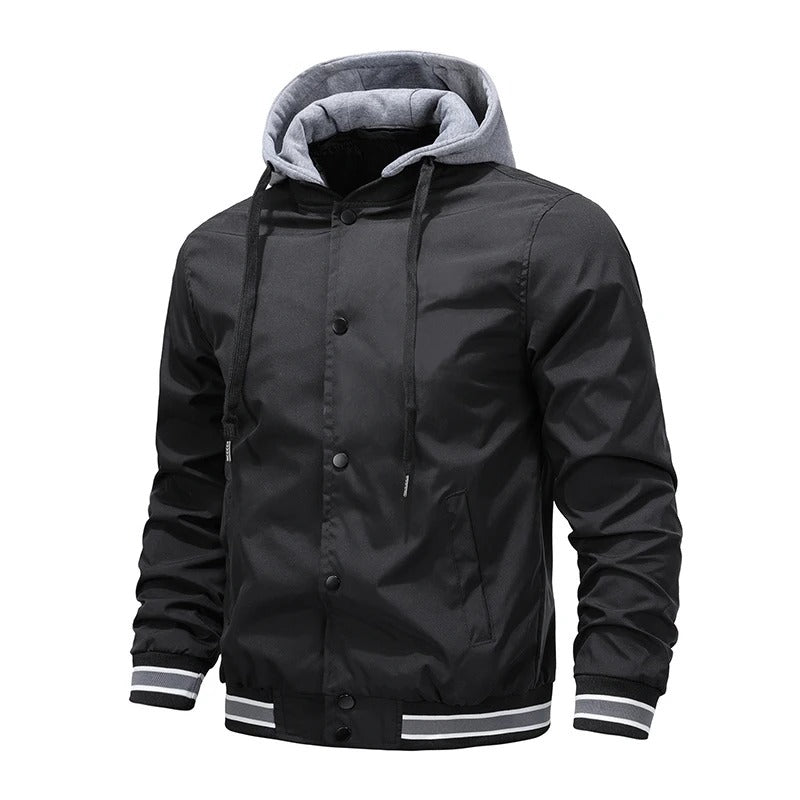 JOHANNES - Trendy hooded jacket for men