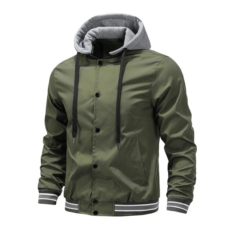 JOHANNES - Trendy hooded jacket for men