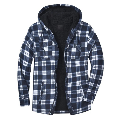 MORITZ - Men's Checked Hooded Jacket