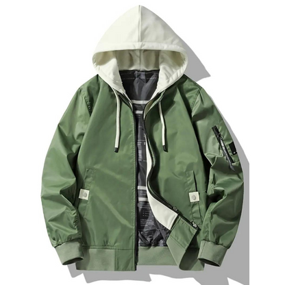 MACIEJ - Trendy hooded jacket for men