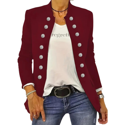 ARJA - Women's Casual Blazer with Front Buttons