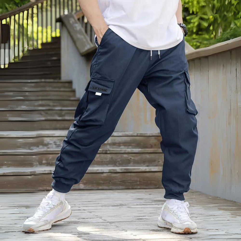 ATHANASIOS - Men's Drawstring Cargo Pants