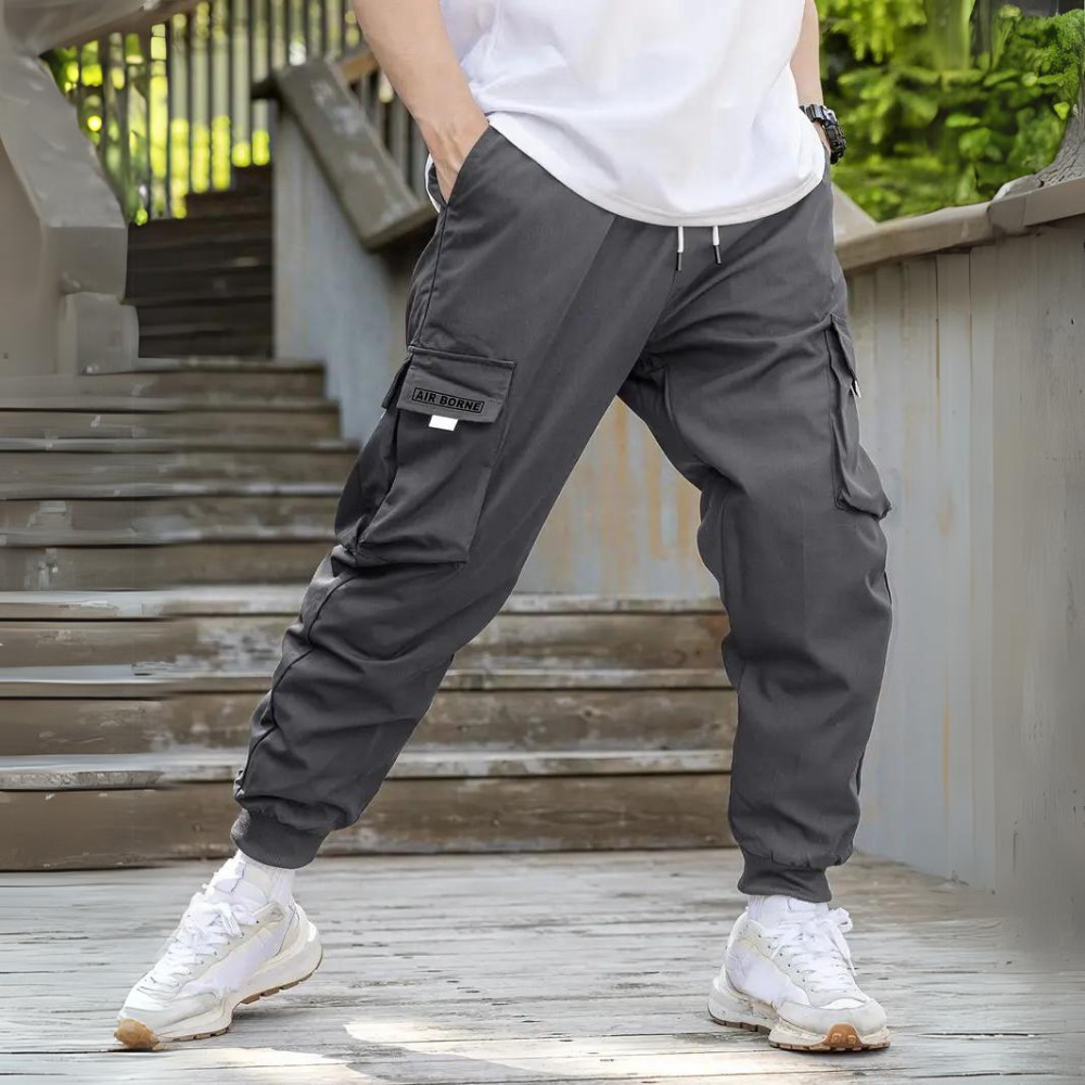 ATHANASIOS - Men's Drawstring Cargo Pants