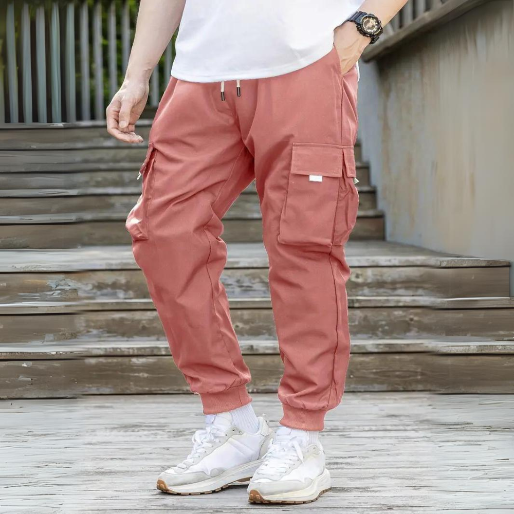 ATHANASIOS - Men's Drawstring Cargo Pants