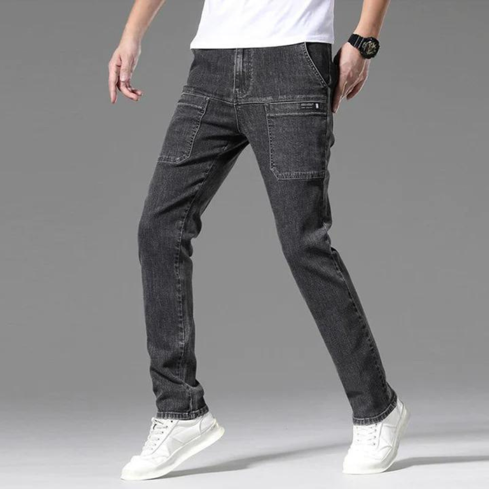 TIBOR - Multi-pocket jeans for men