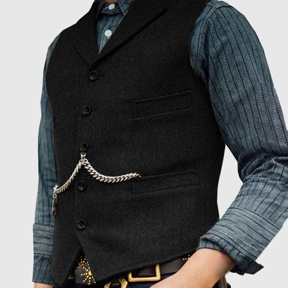 TAHVO - Classic herringbone vest