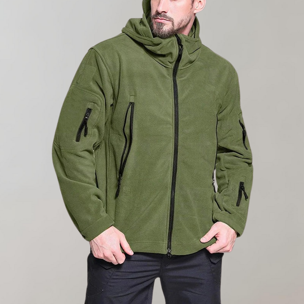 Mikael - Comfortable hooded jacket